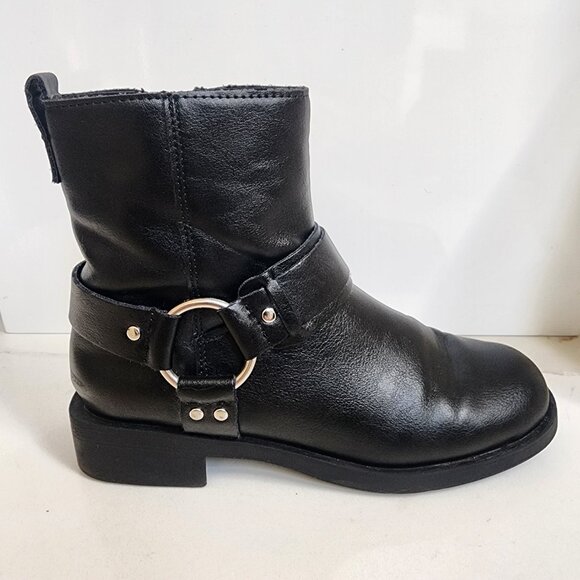 ZARA Biker Ankle Boots - Women's/Kids PERFECT CONDITION - Picture 2 of 13